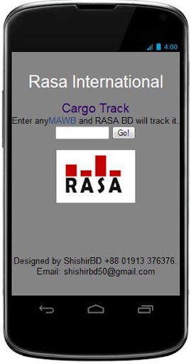 Rasa BD Air Cargo Track