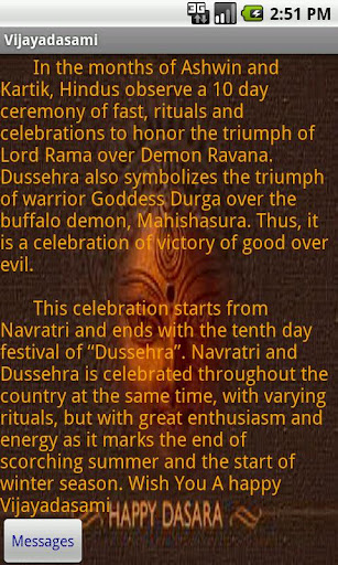 Vijayadasami Dusehra Messages