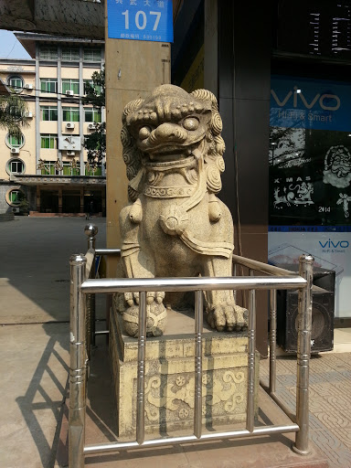 Lion in Front of Wuming Hotel