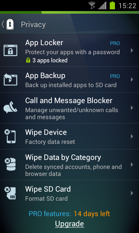 AVG AntiVirus Android