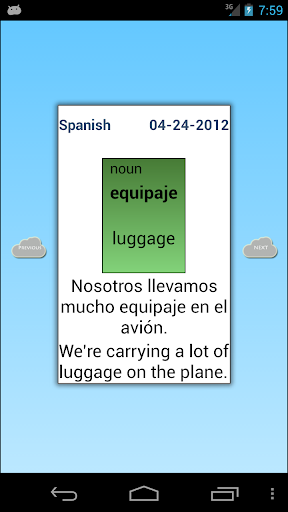 Spanish: Word of the day