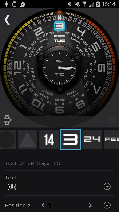 WatchMaker Premium Watch Face - screenshot