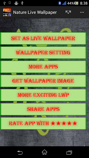 Nature Live Wallpaper