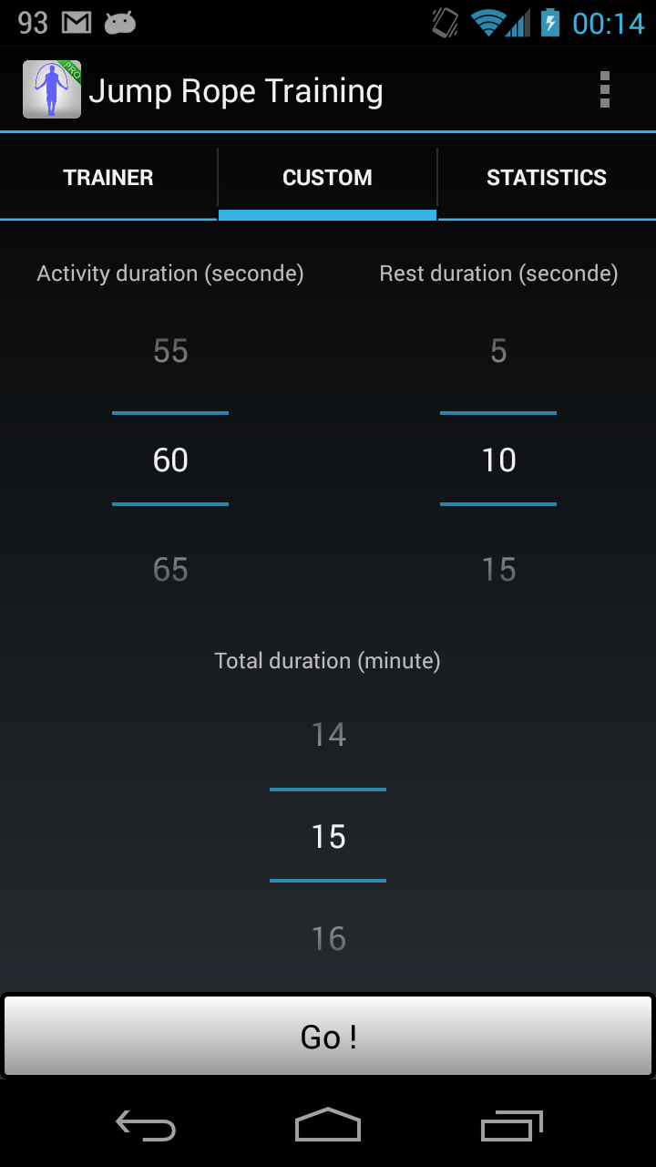 Jump Rope Training PRO Screen 3