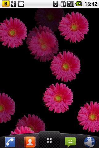 Android application Pink Flower Live Wallpaper screenshort