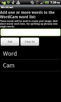 WordCam!  (มือโปร) APK ภาพหน้าจอ #2