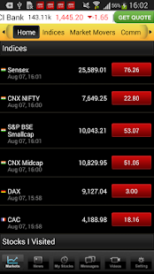 Moneycontrol Markets on Mobile