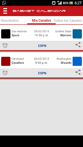 Basketball Calendar