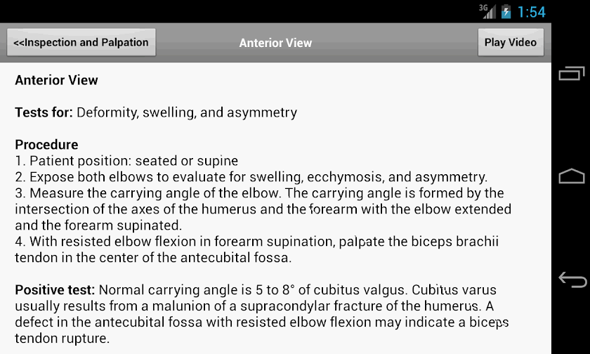 Musculoskeletal Exam-Elbow Screen 3