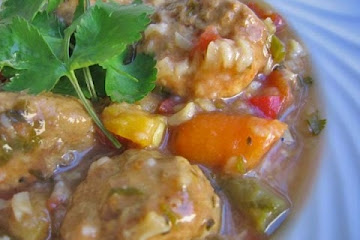 Slow Cooker Mexican Meatball Soup Recipe