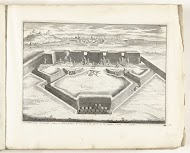 Beschieting van een stad, ca. 1702