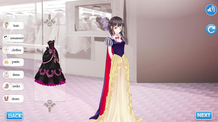 Dress Up Girl Screen 2