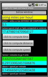 STOPWATCH / SPEED DISTANCE ETC Screenshots 2