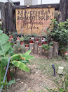 Lenkong Tiga Community Gardens Log Sign