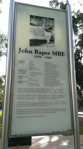 John Raper MBE Memorial