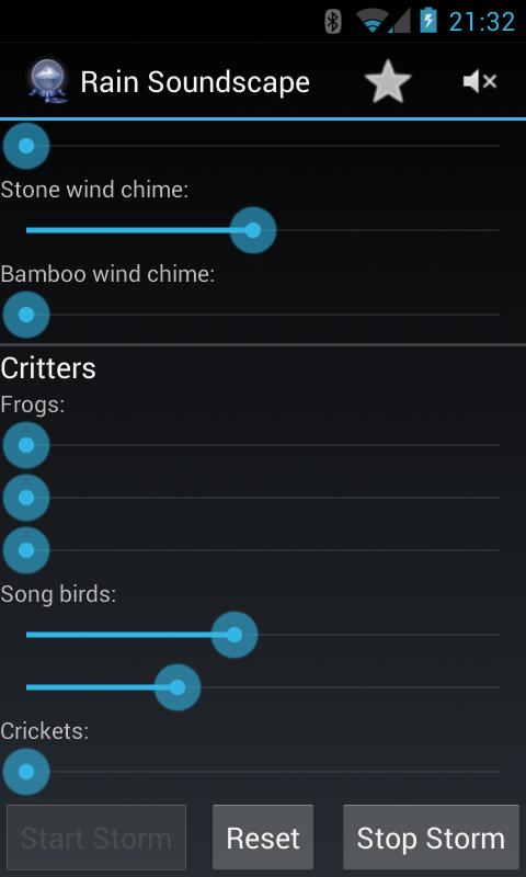 Rain Soundscape Screen 3