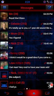 How to download GO SMS Royal Crimson Cobalt lastet apk for laptop