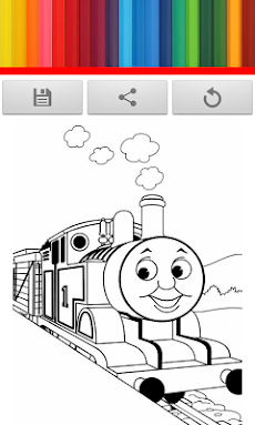 Train Coloring Games Kidsのおすすめ画像3