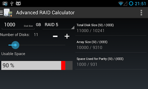 Advanced RAID Calculator(圖3)-速報App