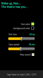 Matrix SMS Popup poster 1