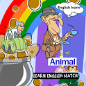 Learn speak english match icon