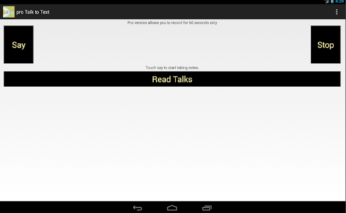 Talk to text pro Screenshots 0