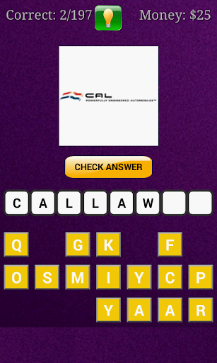 Car Logo Quiz Game