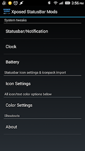 Xposed StatusBar Mods - Sense