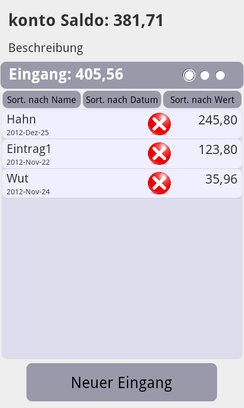 facentis Accounting App 2 Screen 2