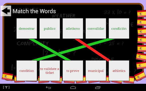 Spanish Vocab Game