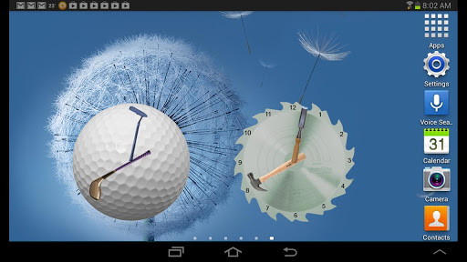 GolfTime Analog Clock