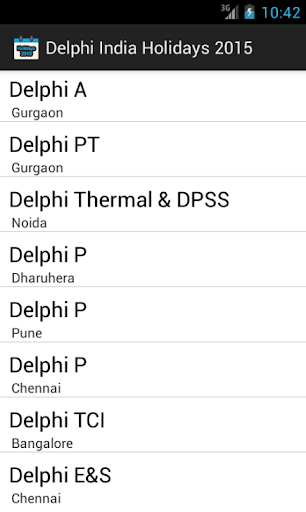 Delphi India Holidays 2015