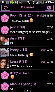 How to mod Pink Neon Heart Theme 4 GO SMS 1.1.5 mod apk for pc