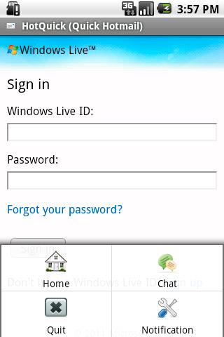 Android application HotQuick Pro (Quick Hotmail) screenshort