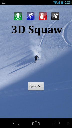3D Squaw Valley Trail Map