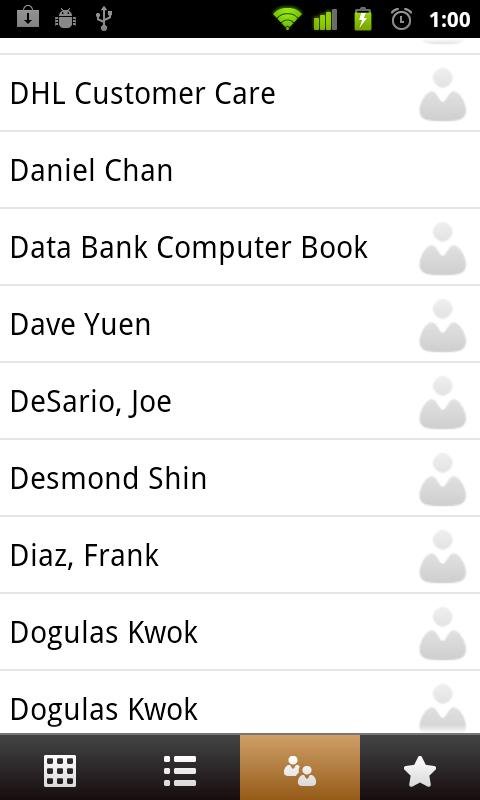Android application Angel Dialer Pro screenshort