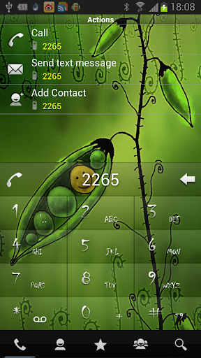 RocketDial GreenBean Theme