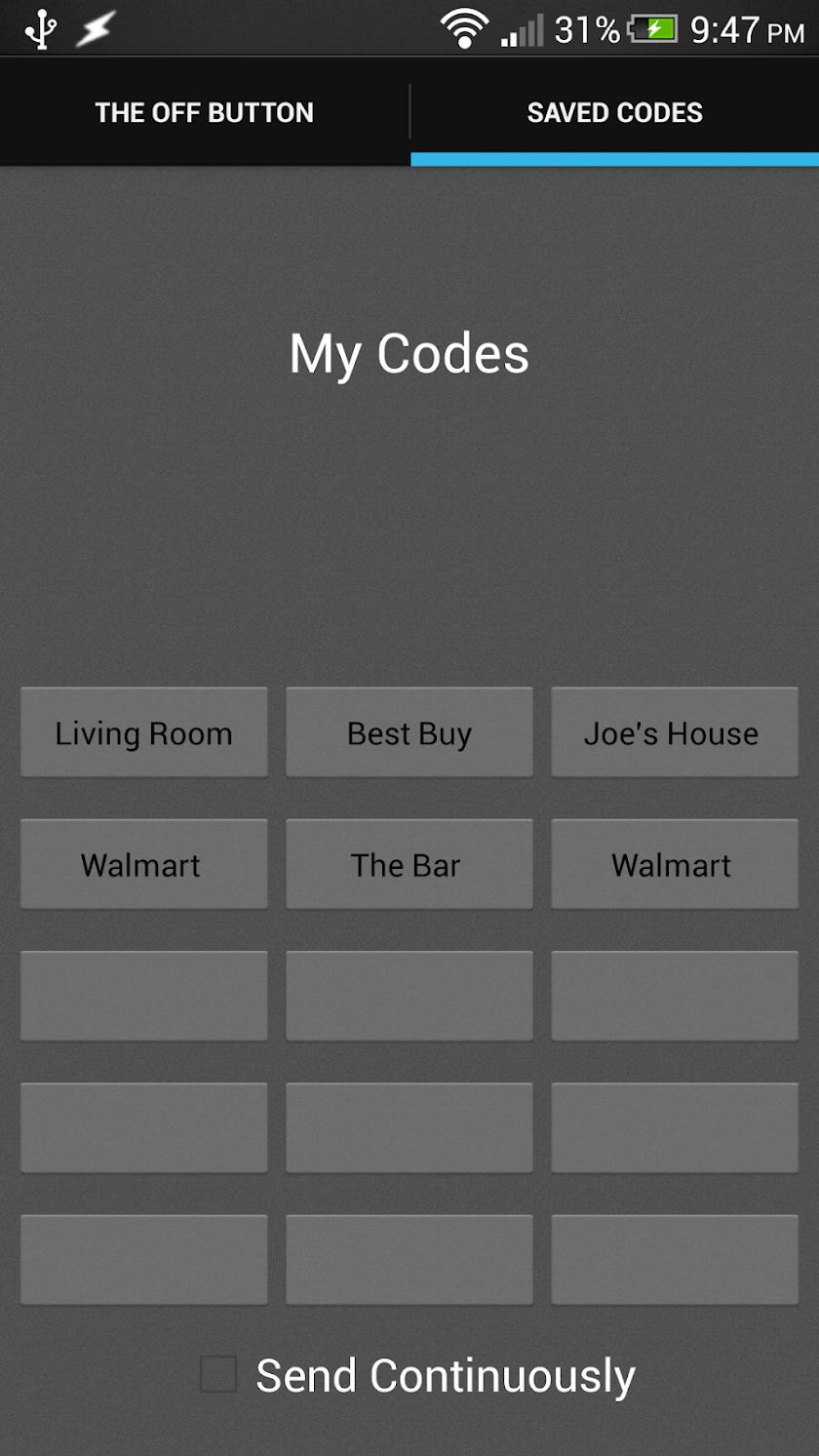 The Off Button Screen 2