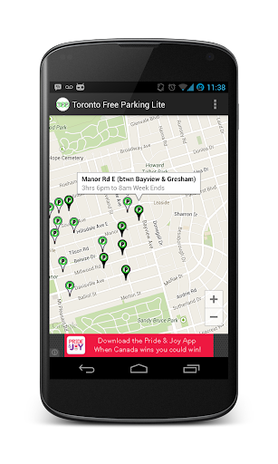 Toronto Free Parking Lite
