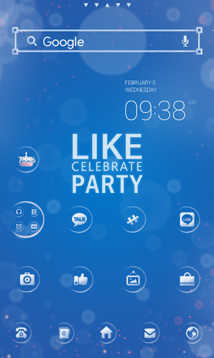 Party dodol launcher theme