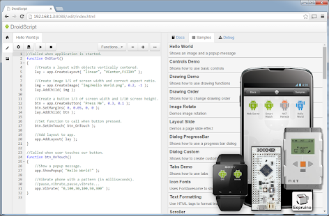 DroidScript - JavaScript Mobile Coding IDE(圖5)-速報App