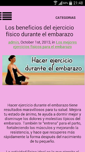 【免費健康App】Embarazo y ejercicio-APP點子