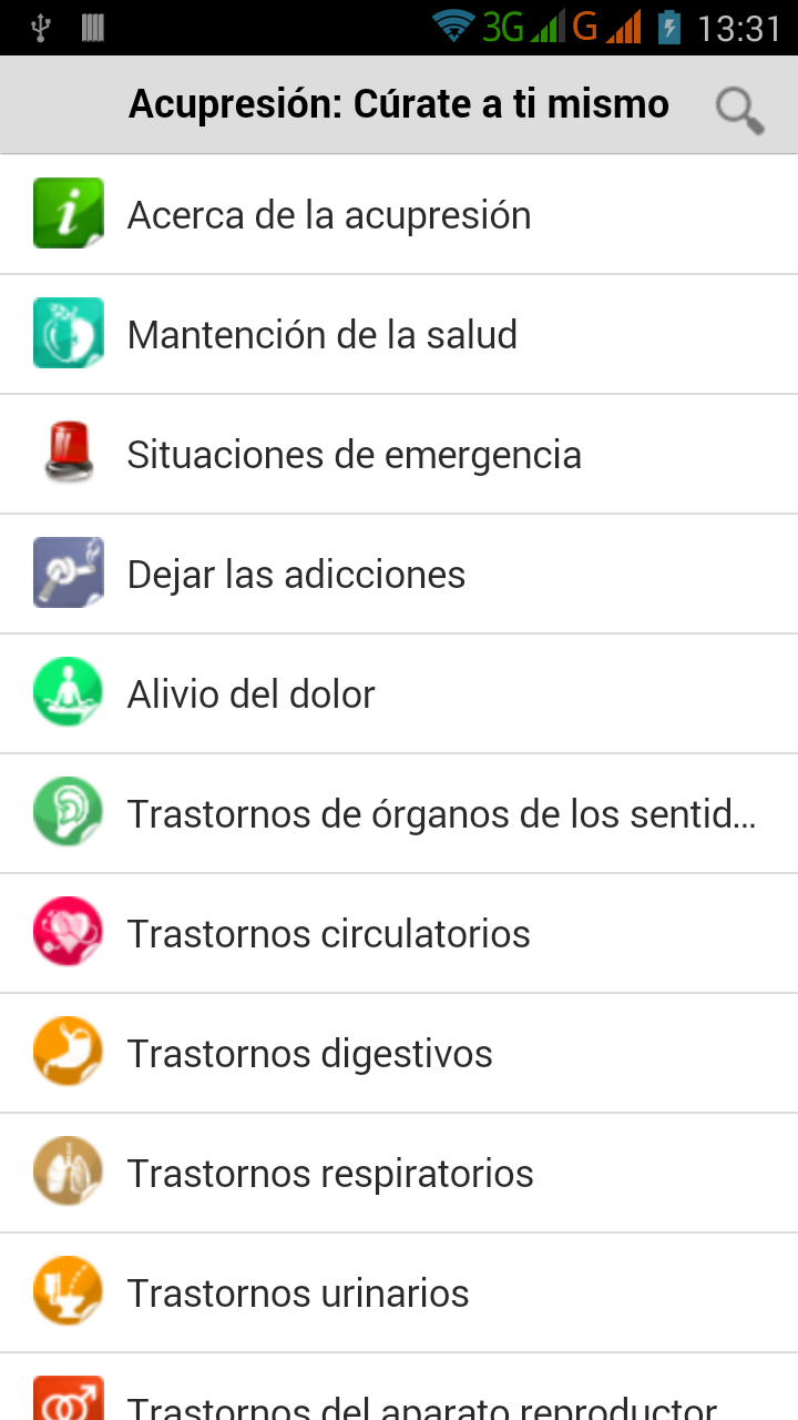 Android application Acupressure: Heal Yourself screenshort