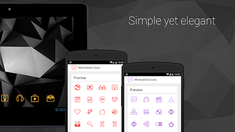 Minimalistic Icons Free poster 10