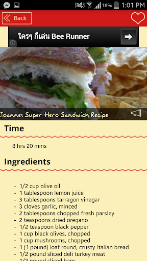 【免費健康App】Sandwiches and Wraps Recipes-APP點子