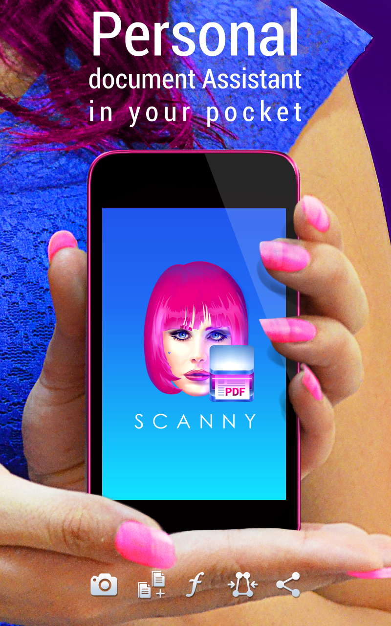Android application Scanny multipage document scan screenshort