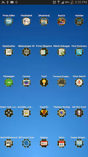 Gold Icon Theme