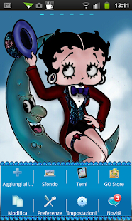 【免費個人化App】Miss Boop on moon Go Launcher-APP點子