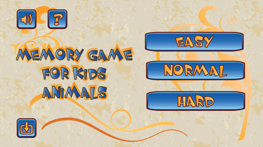 Memory Game for Kids:Animals