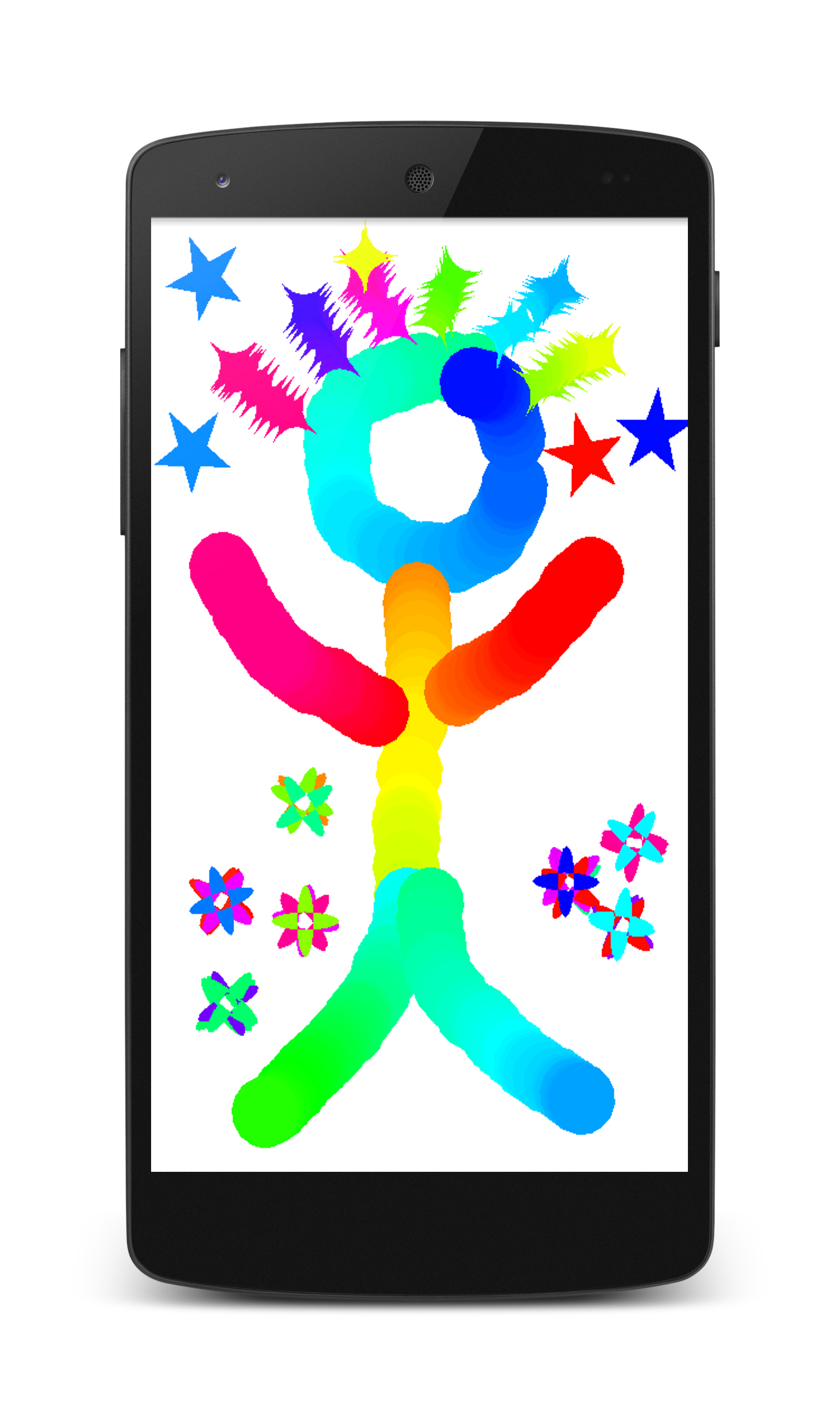 Android application Baby Distractor: Finger Paint screenshort